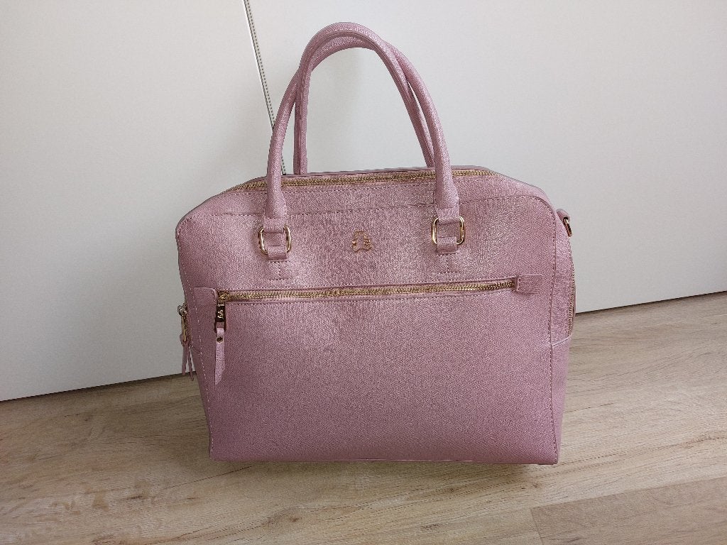 Roze handtas (laptoptas), Ophalen of Verzenden, Zo goed als nieuw, Roze, Handtas