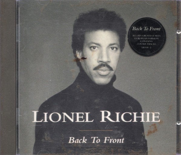 Lionel Richie – Back To Front  cd  funk soul pop disco, Ophalen of Verzenden, 1980 - 1989, Zo goed als nieuw