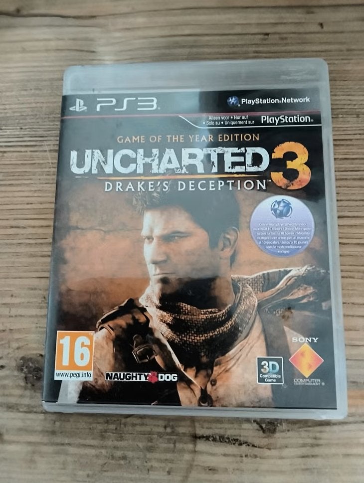 Uncharted 3: Drake's Deception GOTY Edition PS3, Avontuur en Actie, 1 speler, Ophalen of Verzenden, Zo goed als nieuw