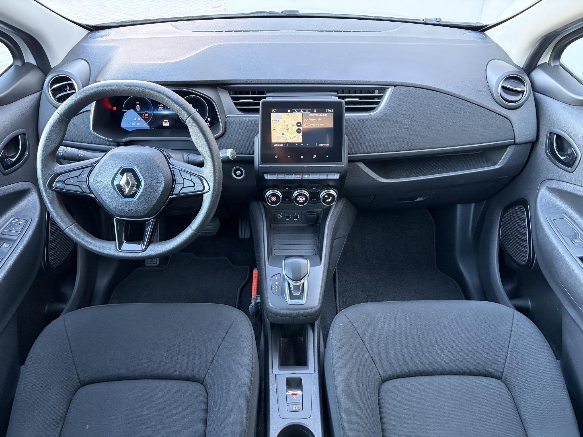 Renault ZOE R110 Life 52 kWh / SOH 90,98% / Dealer onderhoud, Auto's, Dealer onderhouden, Stof, Gebruikt, 395 km
