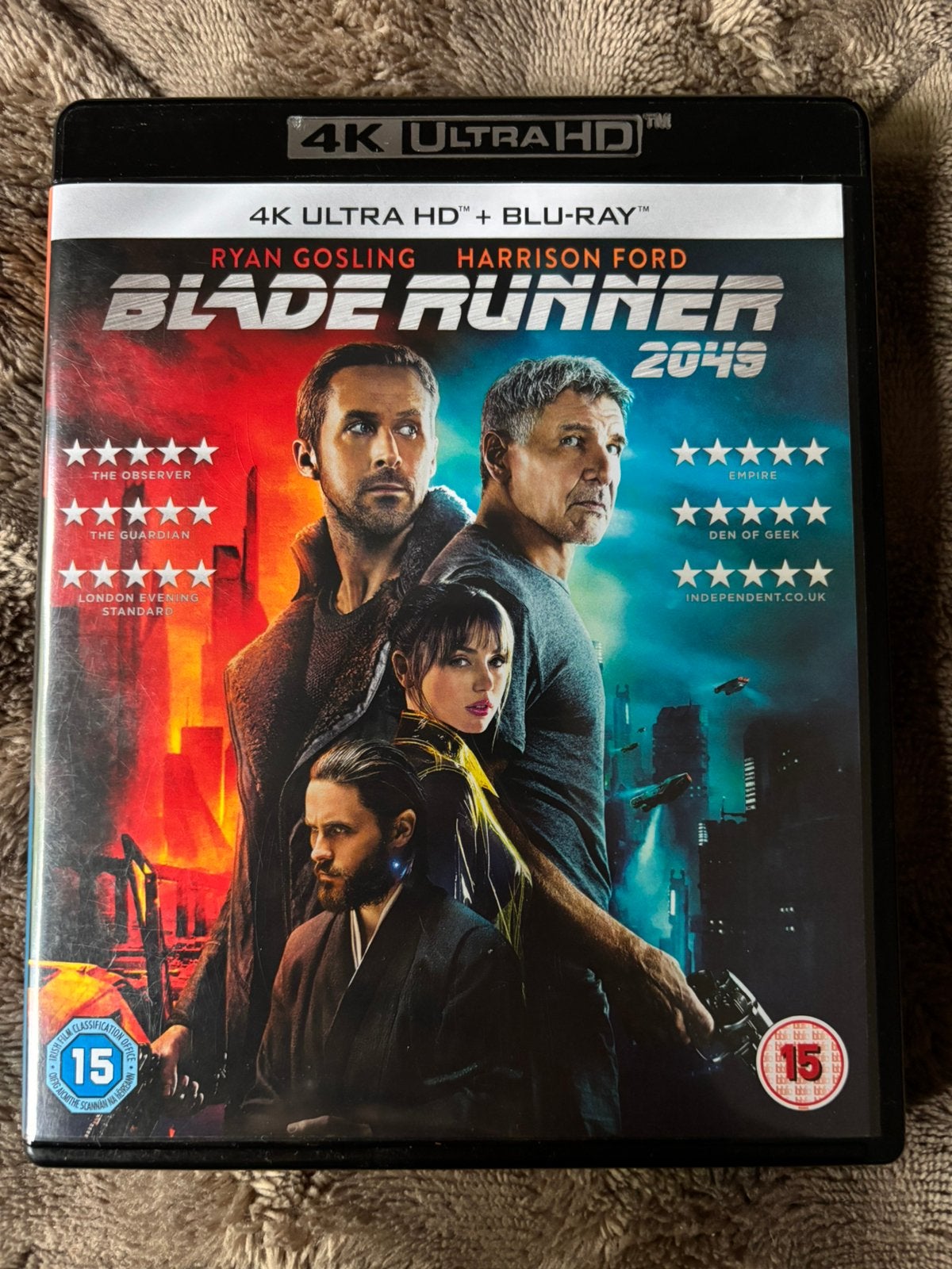 Blade Runner 2049 4K Ultra HD Blu-Ray, Ophalen of Verzenden, Zo goed als nieuw, Actie
