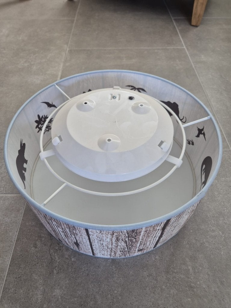 Dino plafondlamp, Overige stijlen, Meerkleurig, Zo goed als nieuw, 30 cm