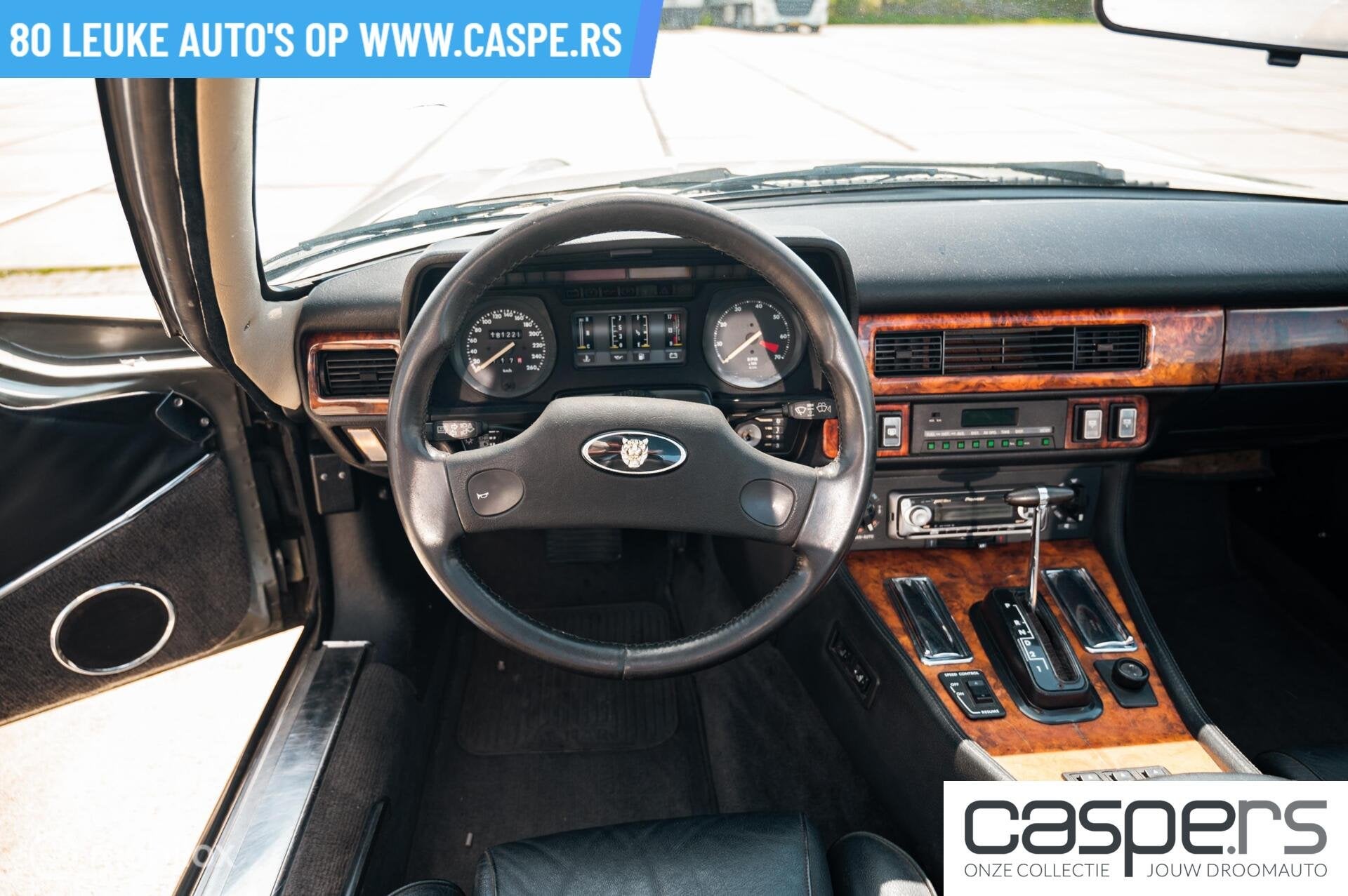 Jaguar XJS 5.3 V12 Convertible | Britse elegantie, Achterwielaandrijving, Gebruikt, Zwart, 4 stoelen