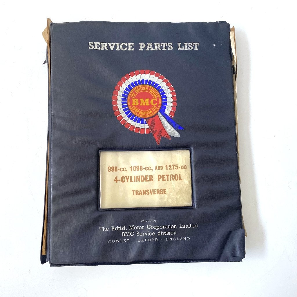 BMC 4 cylinder petrol power unit service parts list 1969, Verzenden, Gelezen, Overige merken