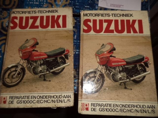 2 boeken van suzuki gs 1000c, Motoren, Handleidingen en Instructieboekjes, Ophalen of Verzenden, Suzuki