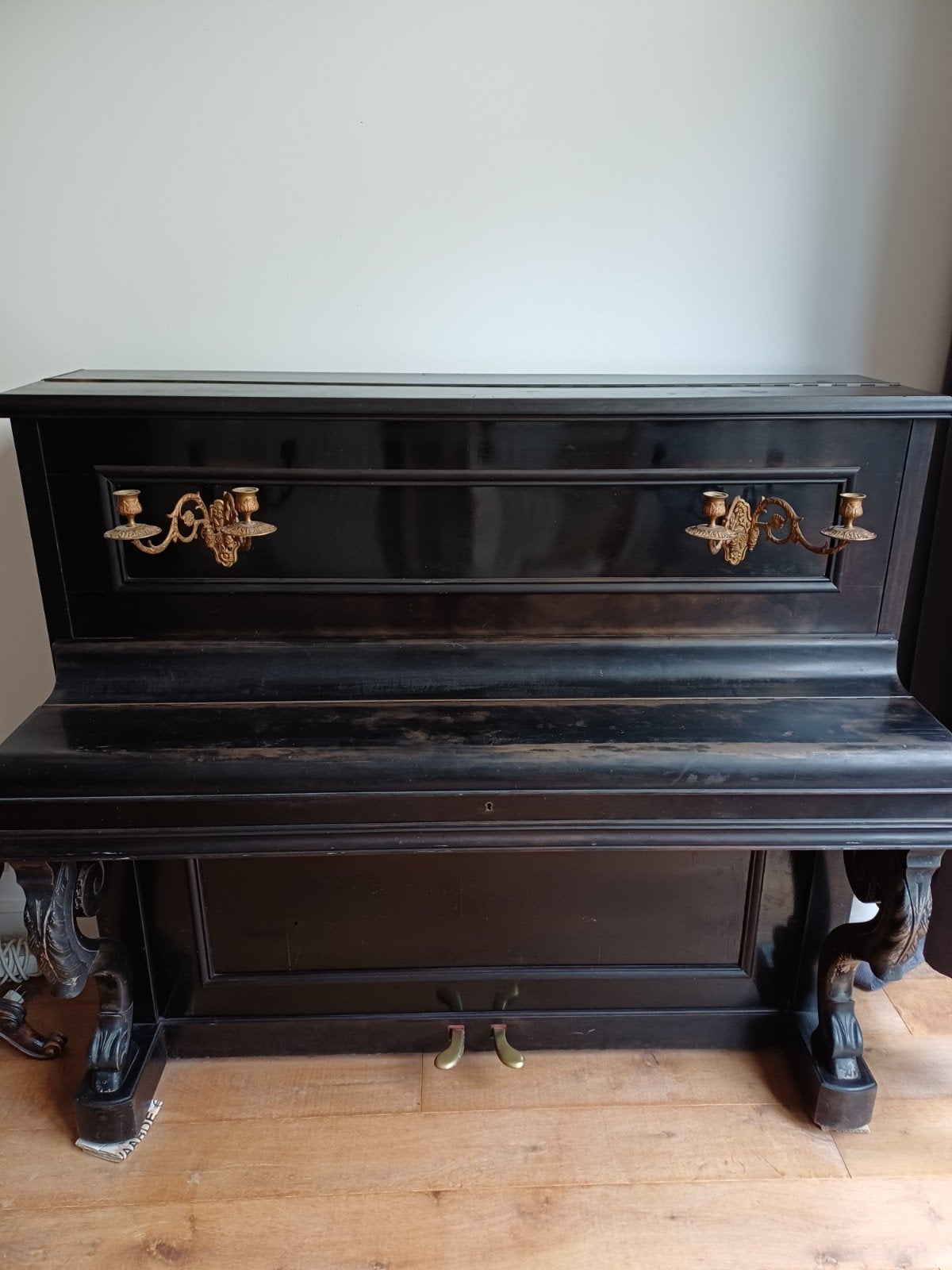 Antieke piano, Ophalen