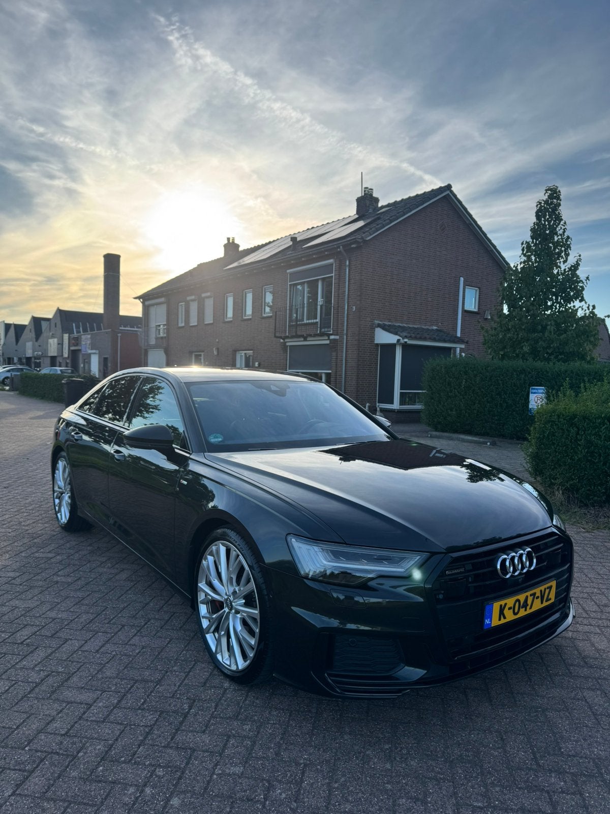 Audi A6 55 TFSI 3.0 V6T 3xS-line Limousine Quattro, Auto's, Audi, Automaat, Lichtsensor, 2995 cc, Leder