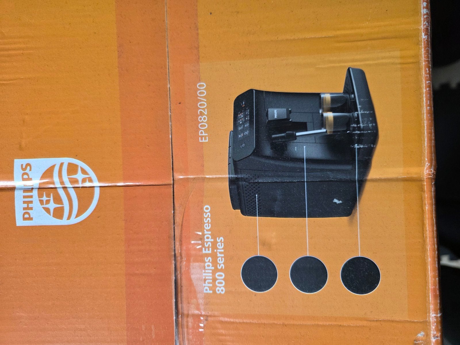 Philips 800 series Espresso Machine EP0820/00, Witgoed en Apparatuur, Espresso apparaat, Nieuw, Koffiebonen, 2 tot 4 kopjes