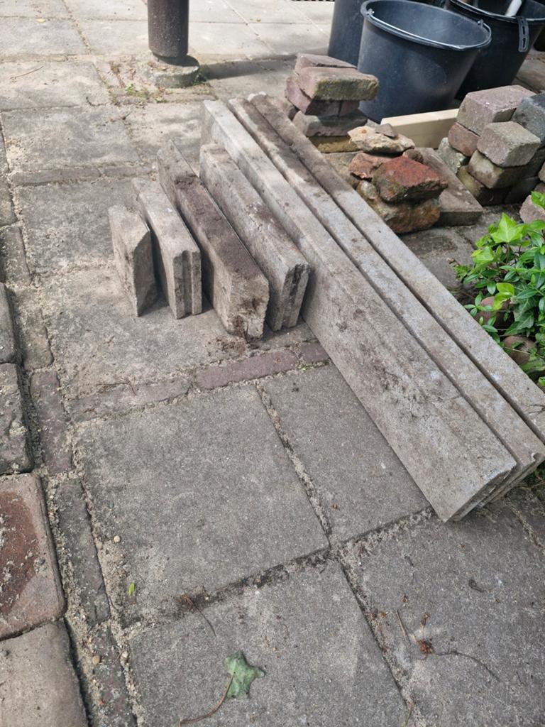 Gratis afhalen: Opsluitbandjes., Ophalen, Beton, Overige typen