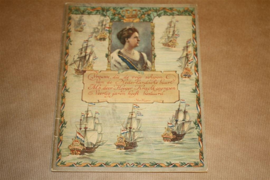 Gedenkschrift Wilhelmina 40 jarig jubileum 1898-1938., Gebruikt, N.v.t., N.v.t., Ophalen of Verzenden