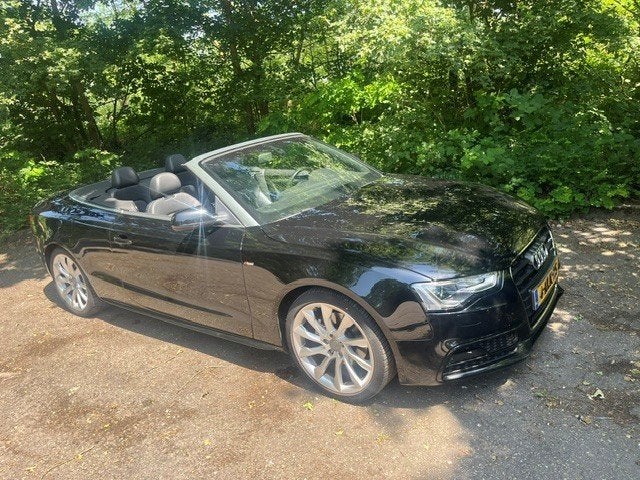 Audi A5 1.8 Tfsi 125KW Cabriolet CVT 2013 Zwart, Zwart, 4 cilinders, Cabriolet, 4 stoelen