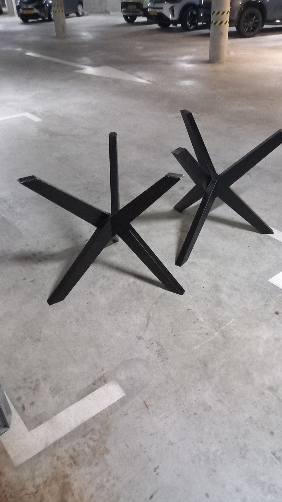 Tafel spin poten, Ophalen, Tafelpoot, Gebruikt, 50 tot 100 cm