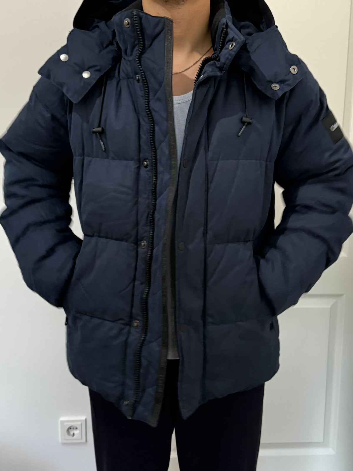 Calvin Klein - Jacket, Ophalen of Verzenden, Zo goed als nieuw, Blauw