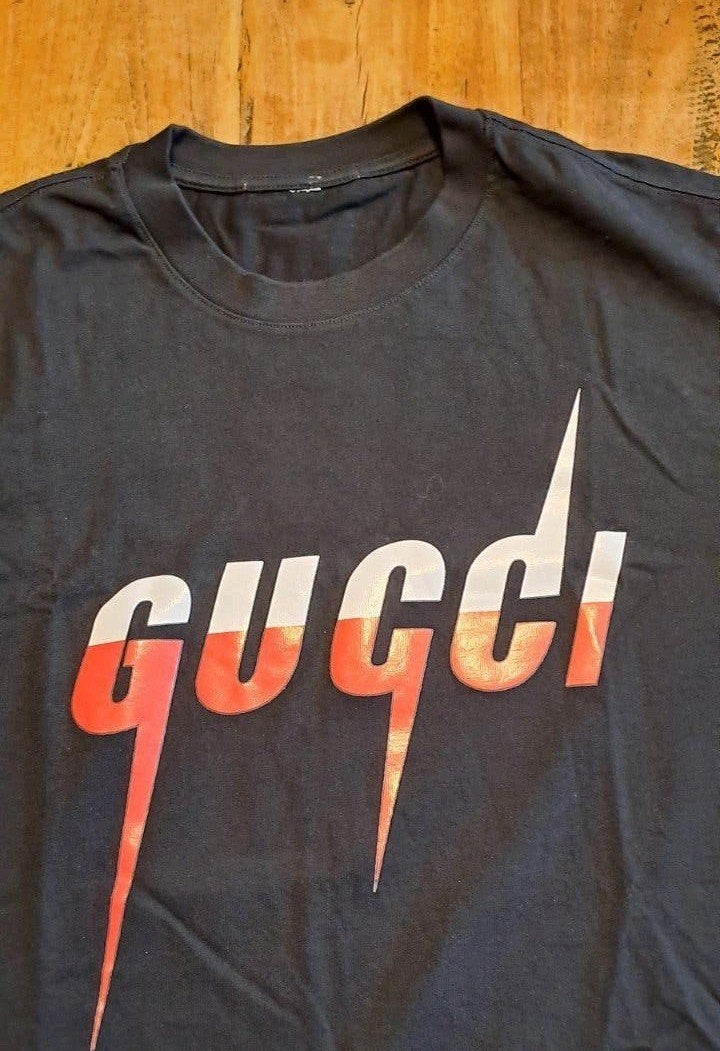 Leuk shirt GUCCI, Ophalen of Verzenden, Zo goed als nieuw, Zwart