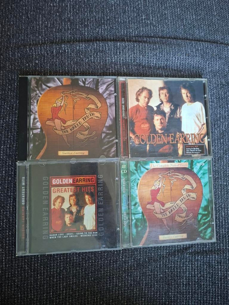Golden Earring - 4 Titels, Cd's en Dvd's, Cd's | Rock, Zo goed als nieuw, Poprock, Verzenden