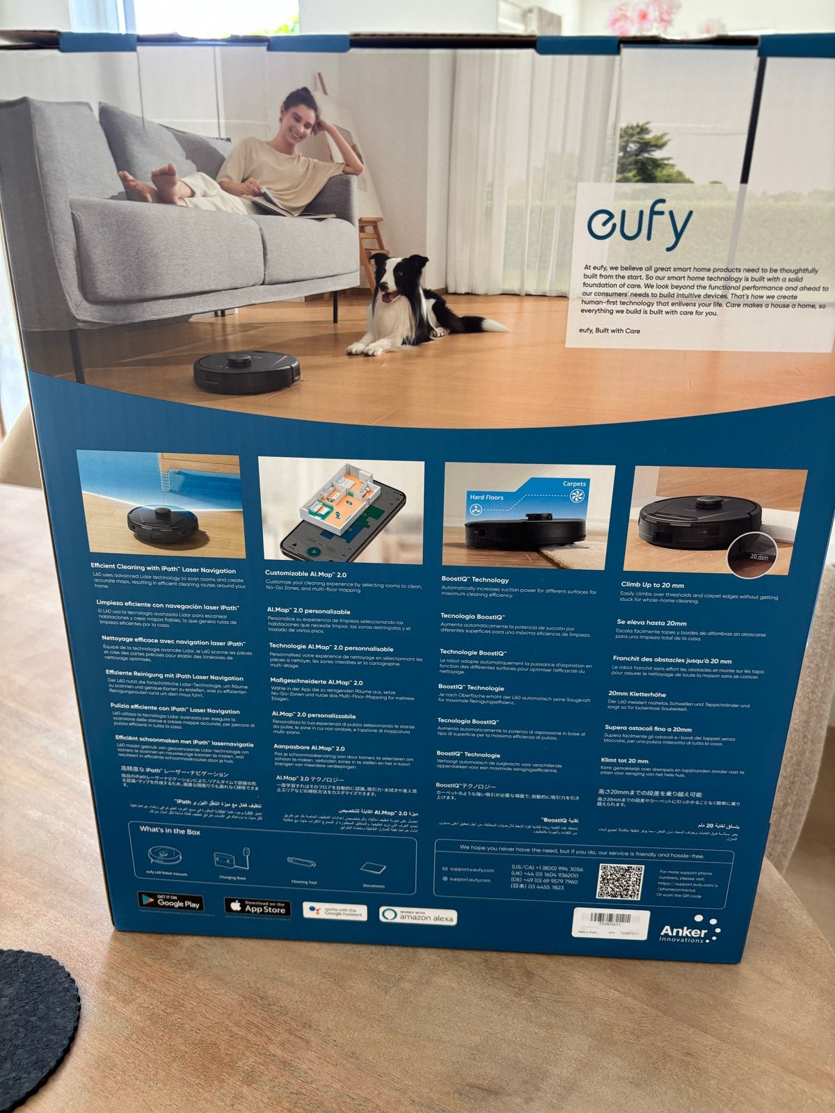 Eufy L60 Robotstofzuiger met 5000 Pa zuigkracht, Ophalen, Overige merken, Nieuw, Robotstofzuiger