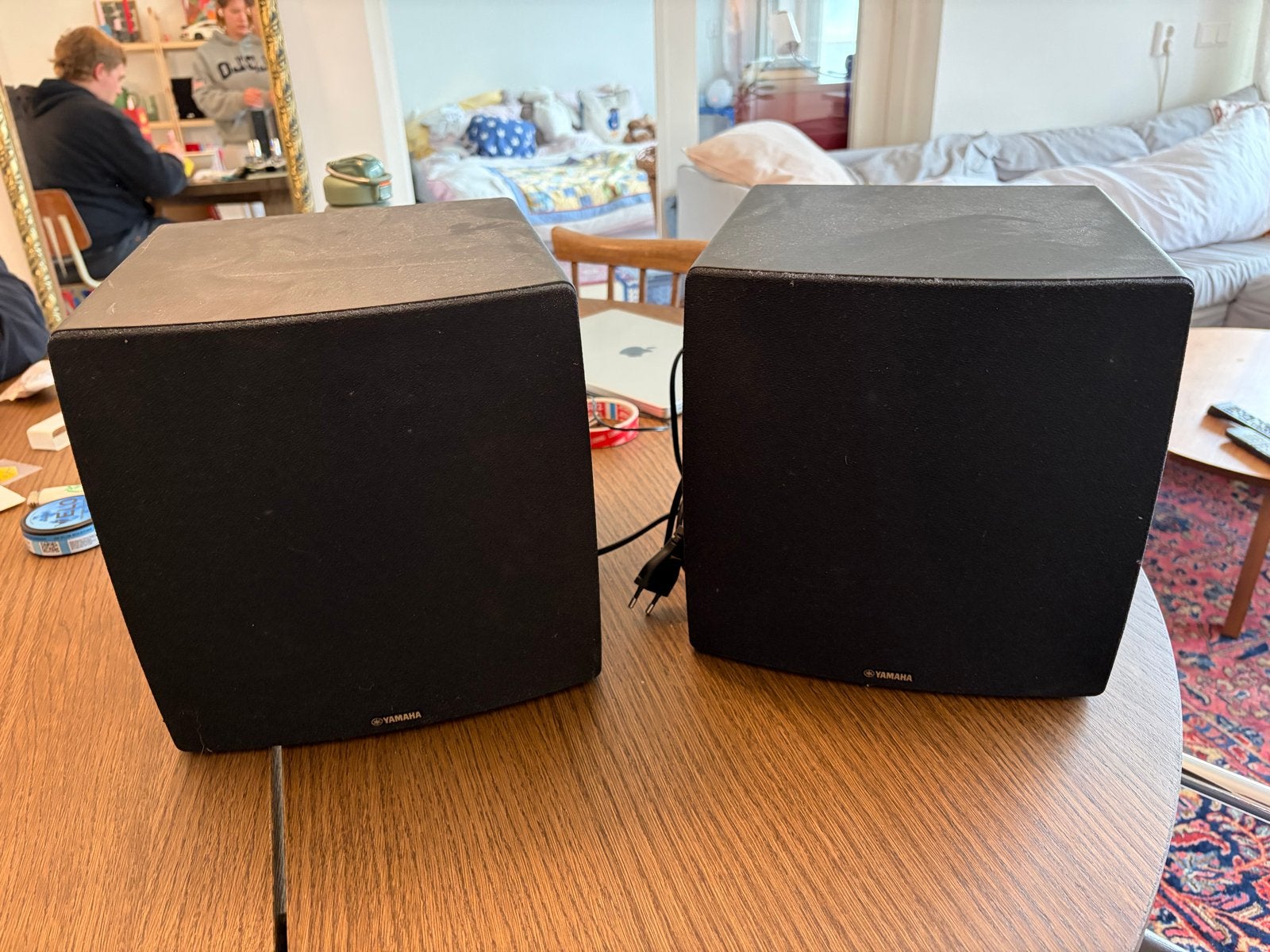 YAMAHA NS-SW280 Subwoofers (2 stuks) - Surround Sound, Gebruikt, Subwoofer, 60 tot 120 watt, Ophalen