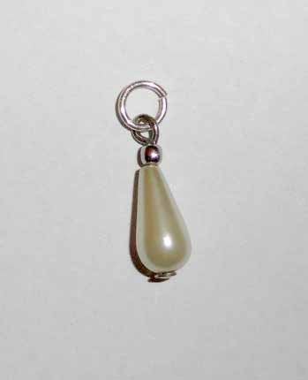 Hanger parel zilver, Overige voorstellingen, Verzenden, Nieuw, Met parel
