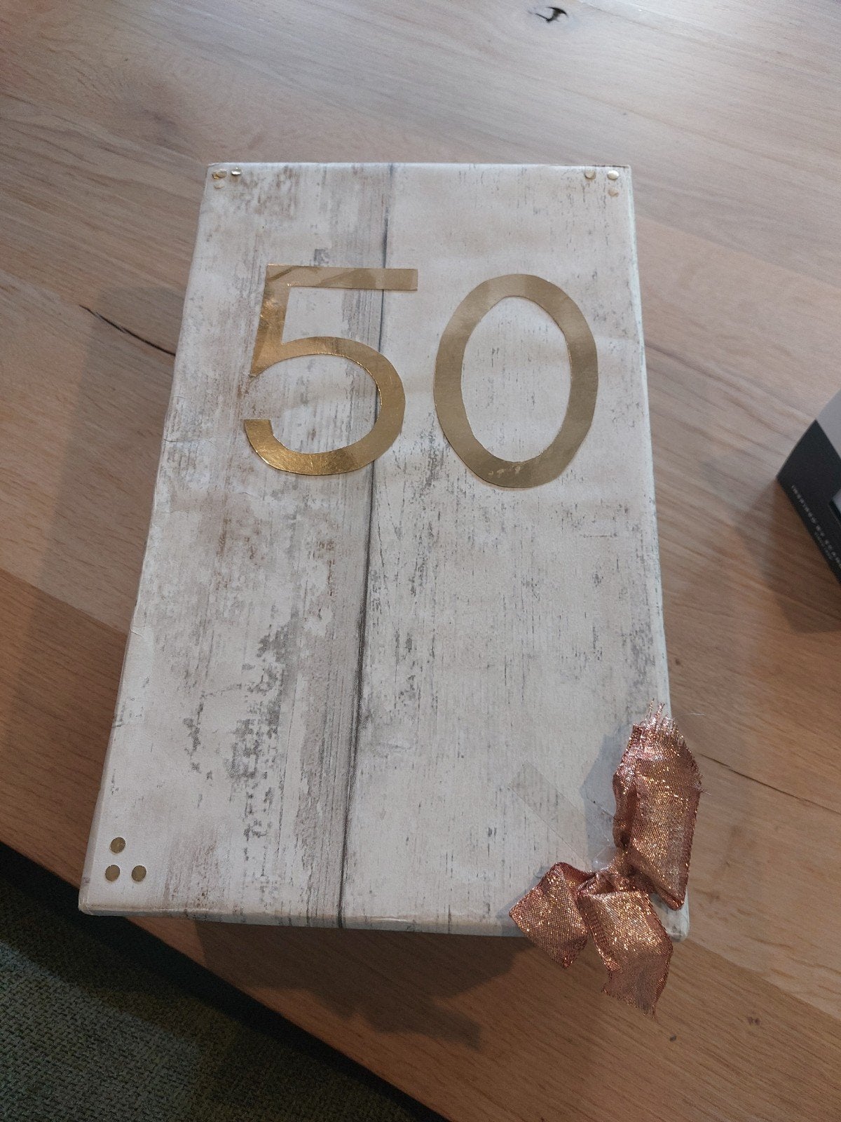 Sarah 50 jaar feestpakket - Goud thema, Ophalen of Verzenden, Gebruikt, Versiering, Verjaardag