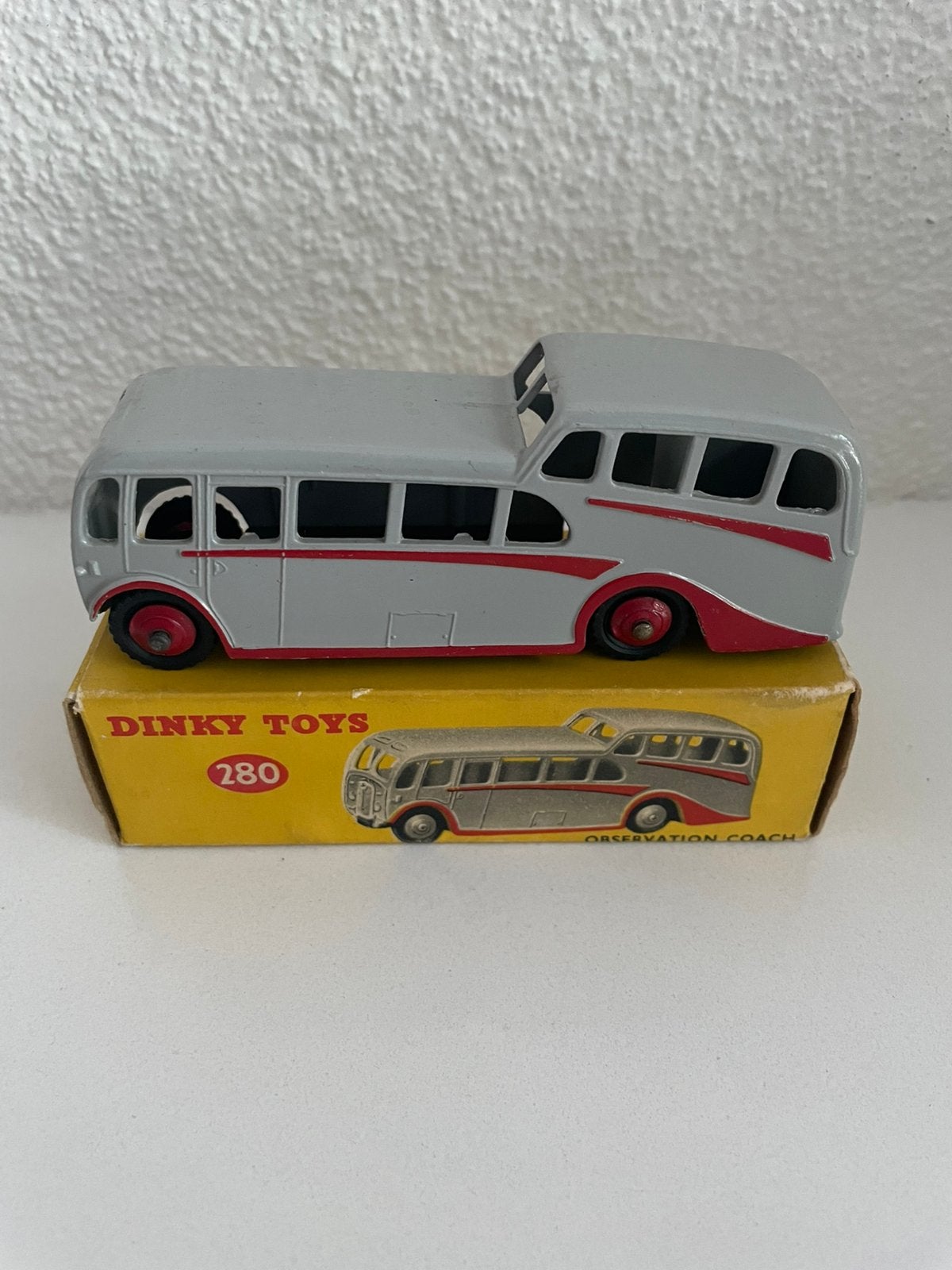 Originele Dinky Toys 1:43 Observation Coach 280 + doos MINT, Ophalen of Verzenden, Nieuw, Bus of Vrachtwagen, Dinky Toys