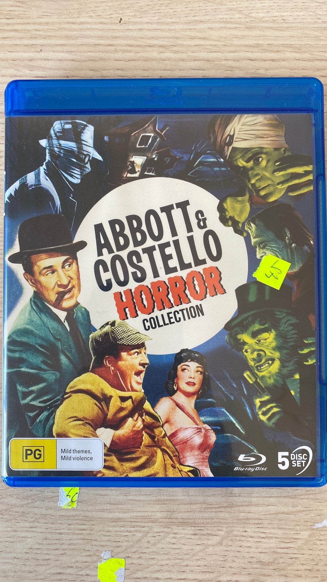 Abbott & costello horror collection blu ray, Ophalen of Verzenden, Zo goed als nieuw, Horror