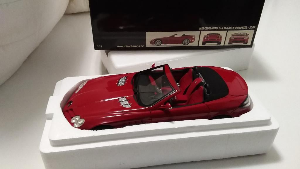 1/18 Mercedes SLR Mclaren Roadster Minichamps, Hobby en Vrije tijd, Modelauto's | 1:18, Ophalen of Verzenden, Nieuw, Auto, MiniChamps