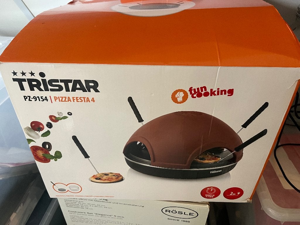 Pizzarette, Ophalen, Zo goed als nieuw