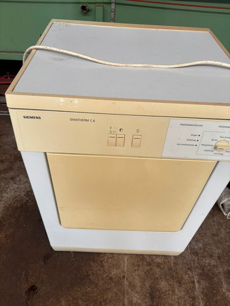 Siemens Siwatherm C-6 wasdroger - degelijk ouder model, Ophalen, Gebruikt, Luchtafvoer, 4 tot 6 kg