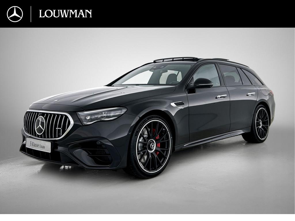 Mercedes-Benz E-Klasse Estate AMG 53 4MATIC+ Night Edition |, Auto's, Mercedes-Benz, Automaat, Zwart, Zwart, 6 cilinders