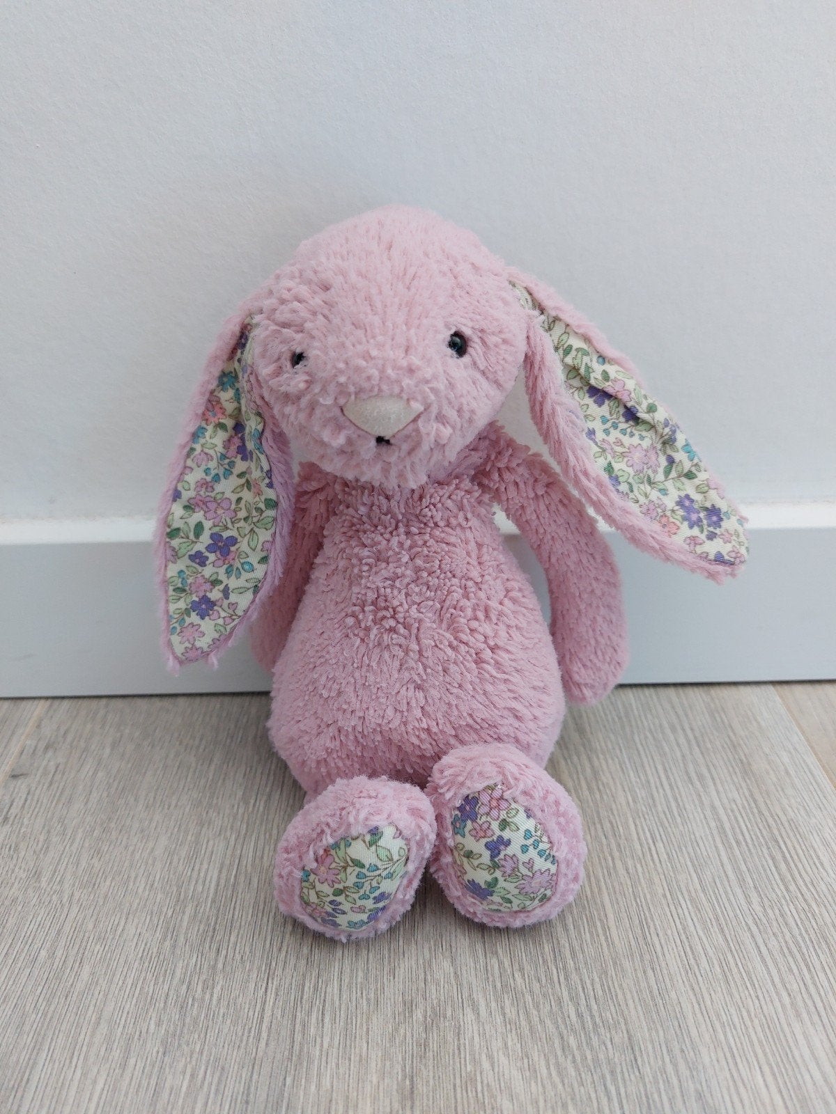 Knuffel jellycat konijn bashful blossom bunny roze L1890, Ophalen of Verzenden