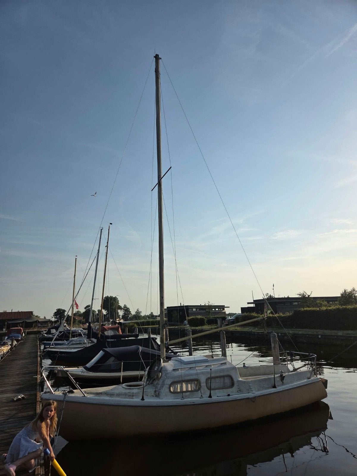 Friendship 23 kajuitzeilboot inc 6pk yamaha inc onderdelen, Watersport en Boten, Ophalen, Gebruikt, Motor en Techniek, Motorboot