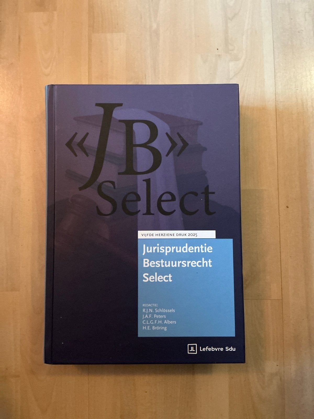 JB Select Jurisprudentie Bestuursrecht 2025