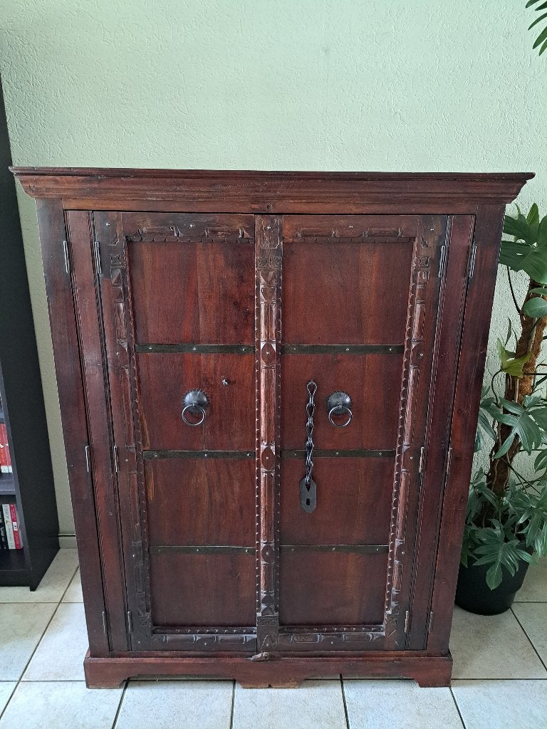 Kersenhouten kast, Ophalen, Gebruikt, 50 tot 75 cm, 100 tot 150 cm