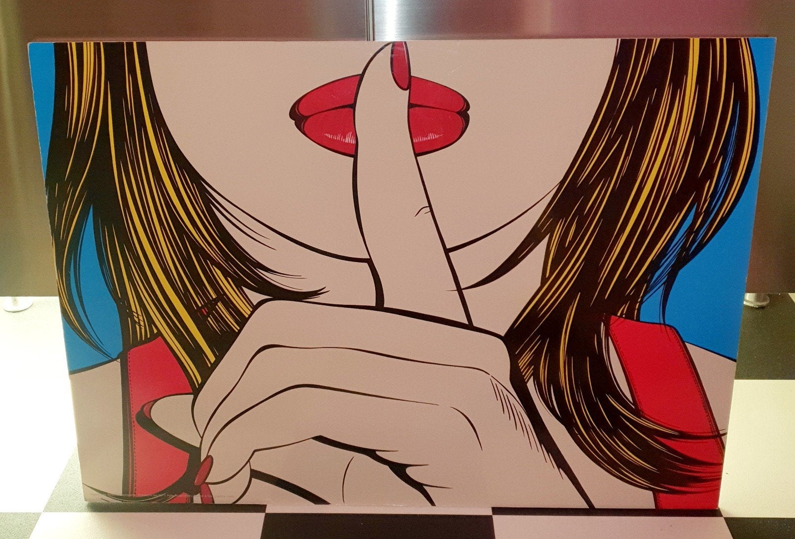ikea pop art sssshhh deborah azzopardi print 1999, Ophalen, 5 – 50, 50 tot 75 cm, Print