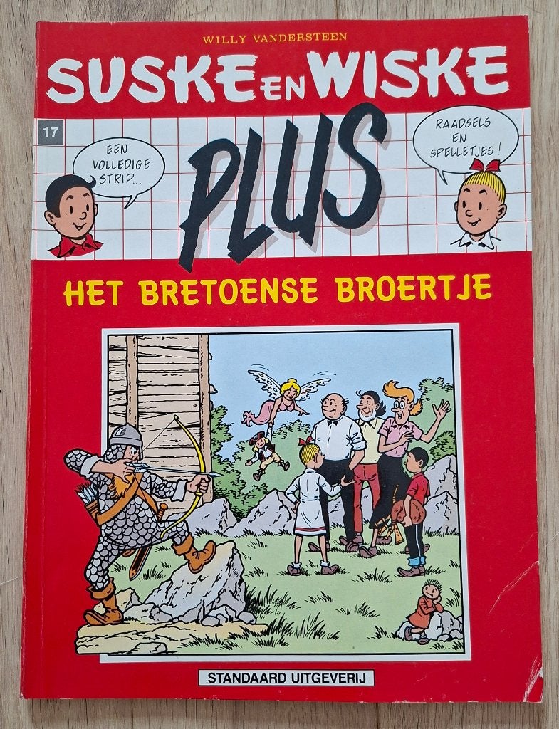 17 - Suske en Wiske - Plus - Het bretoense broertje, Eén stripboek, Ophalen of Verzenden, Gelezen, Willy Vandersteen
