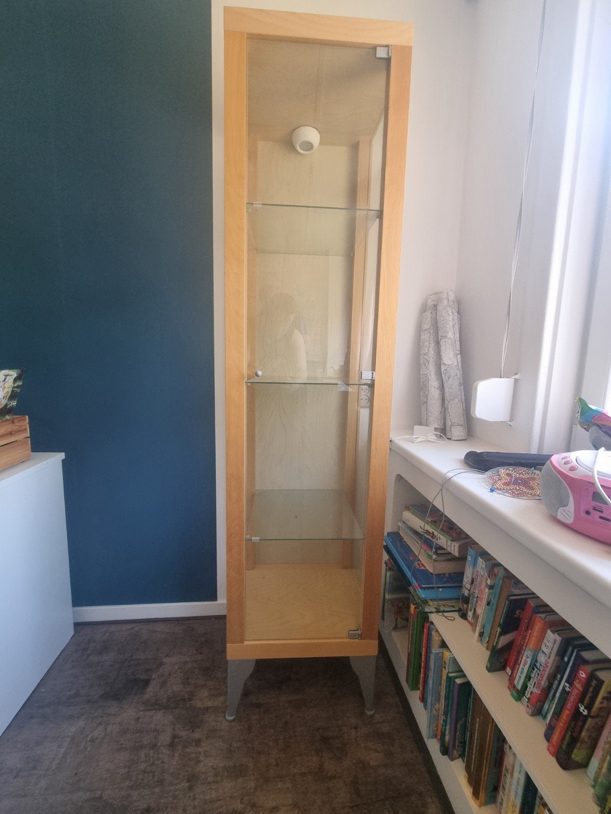 vitrinekast, Ophalen, 50 tot 100 cm, Zo goed als nieuw, 150 tot 200 cm