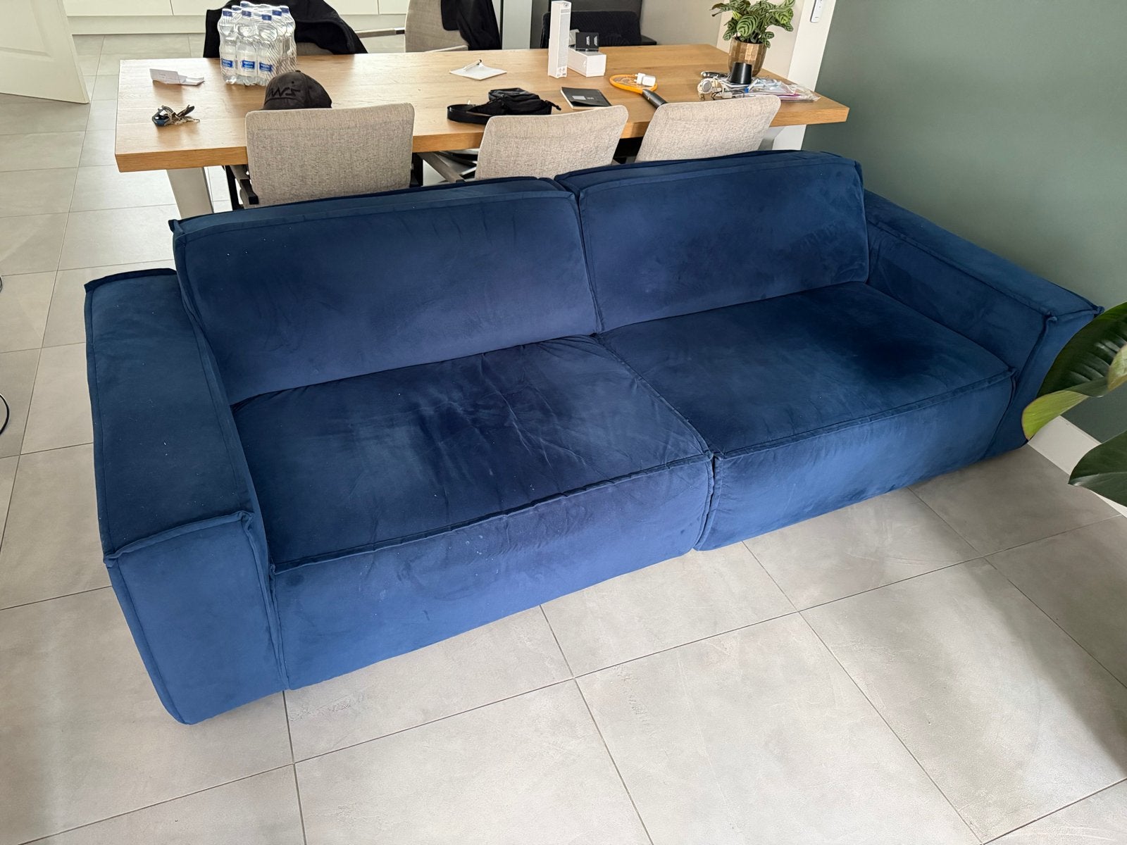 Fest Amsterdam 3-zits bank met hocker - Gratis af te halen!, 250 tot 300 cm, Gebruikt, Driepersoons, 75 tot 100 cm