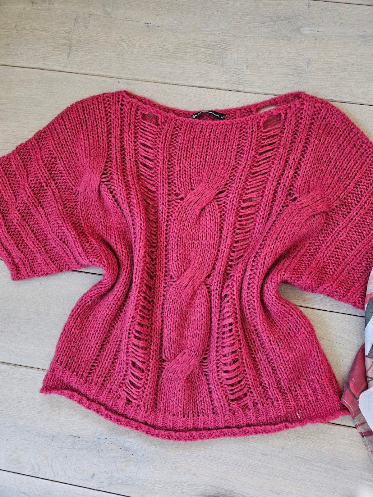 Summum warm rood truitje maat m, Maat 38/40 (M), Summum Woman, Ophalen of Verzenden, Zo goed als nieuw