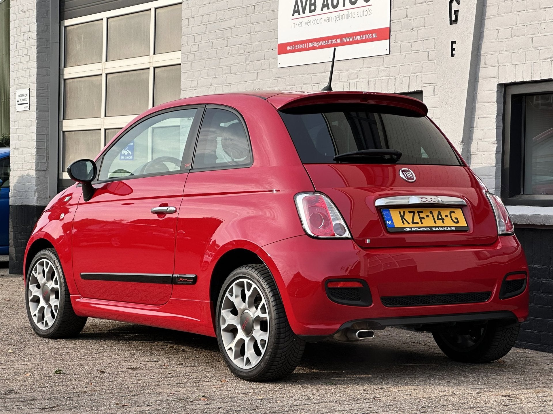 Fiat 500 1.2 S Airco Leder Sport APK t/m 29-09-2027, Auto's, Gebruikt, 4 cilinders, 4 stoelen, Leder