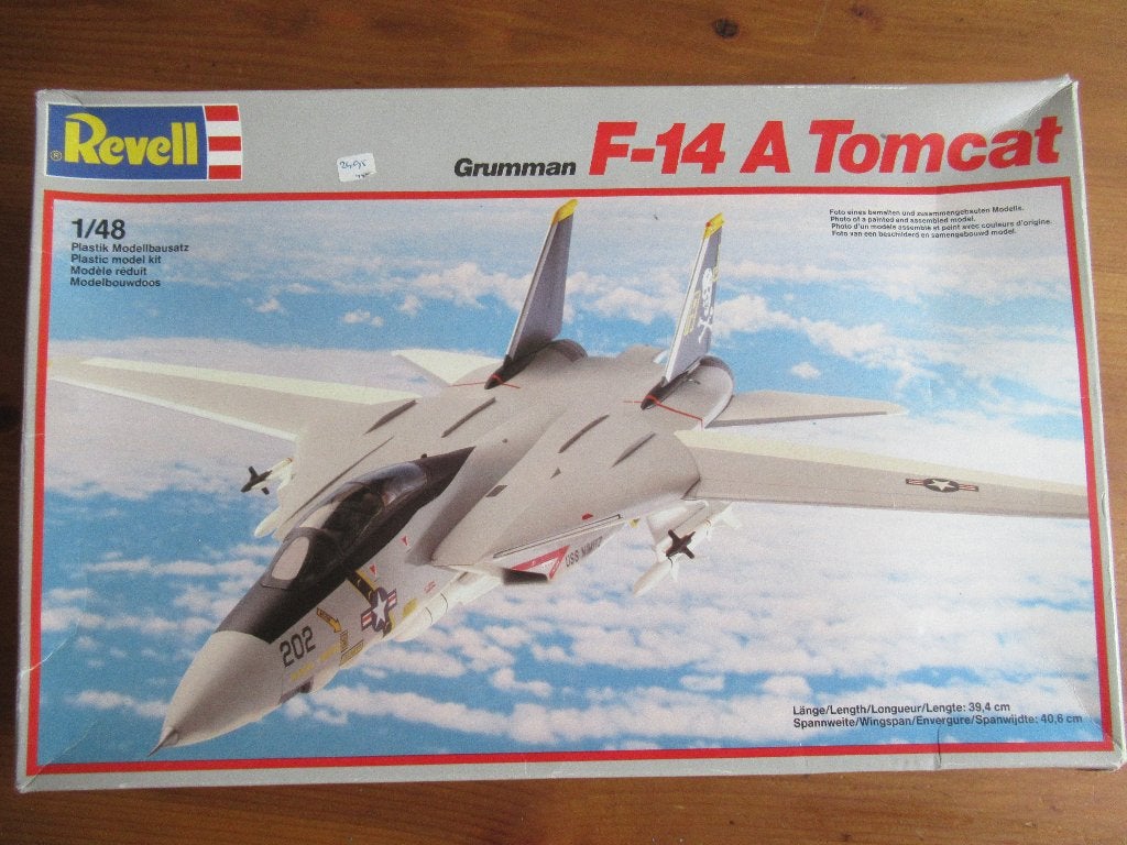F-14A Tomcat  (Revell 1/48), Revell, Ophalen of Verzenden, Zo goed als nieuw, Groter dan 1:72