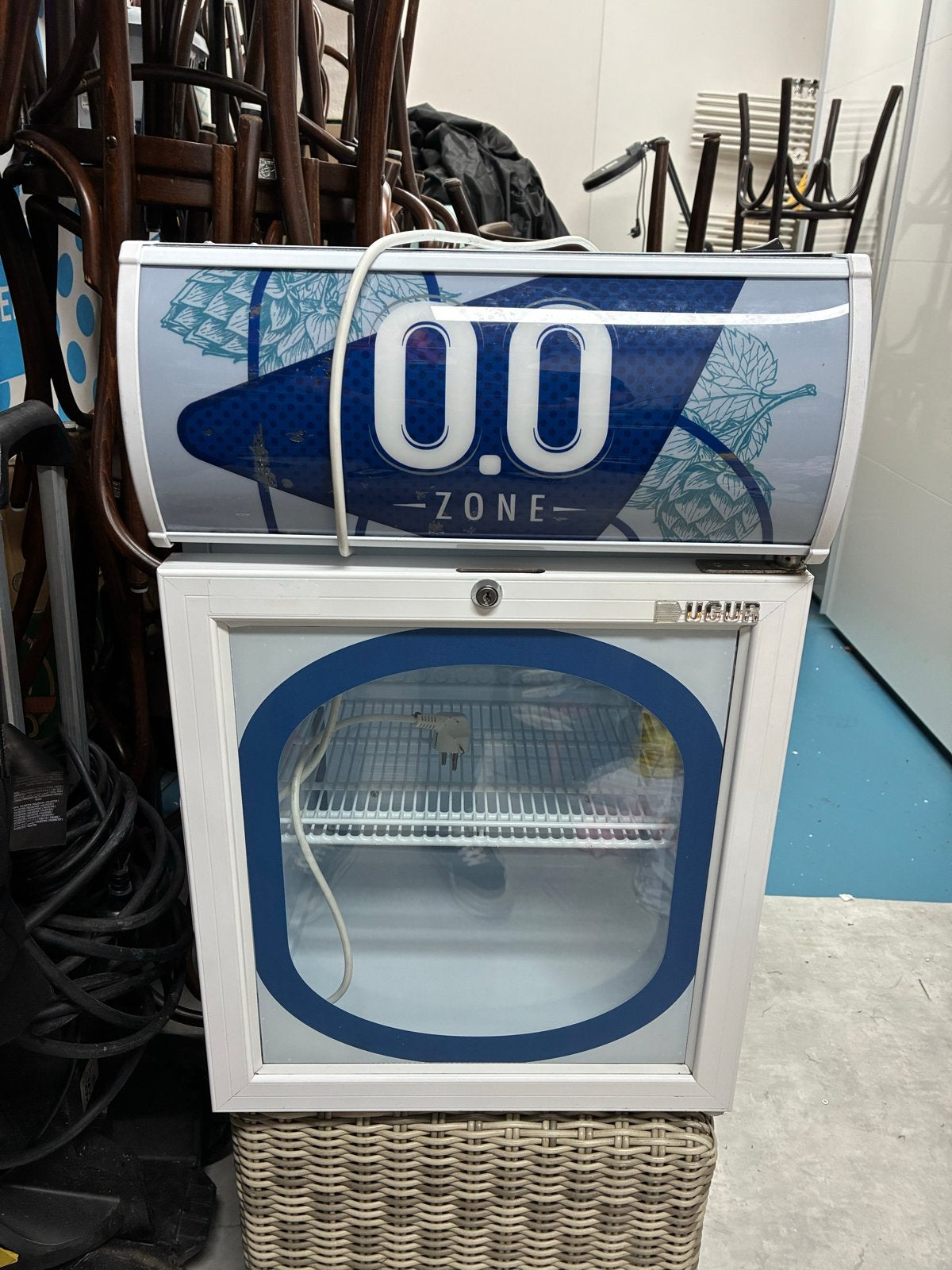 Mini horeca koelkast - Ideaal voor mancave/foodtruck, Ophalen, Zonder vriesvak, Gebruikt, Minder dan 45 cm