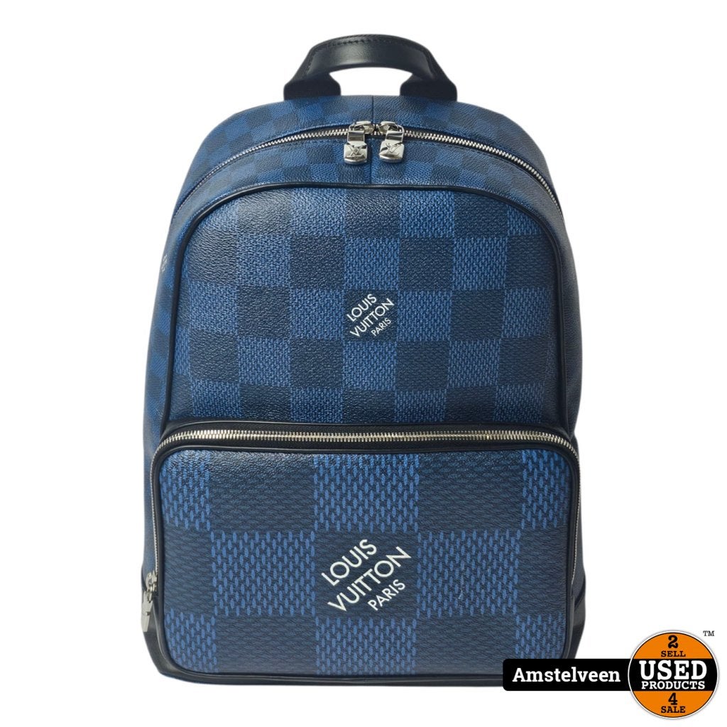 Louis Vuitton Campus Damier Blauw Rugtas/Backpack 2020, Sieraden, Tassen en Uiterlijk, Tassen | Rugtassen, Louis Vuitton, Gebruikt