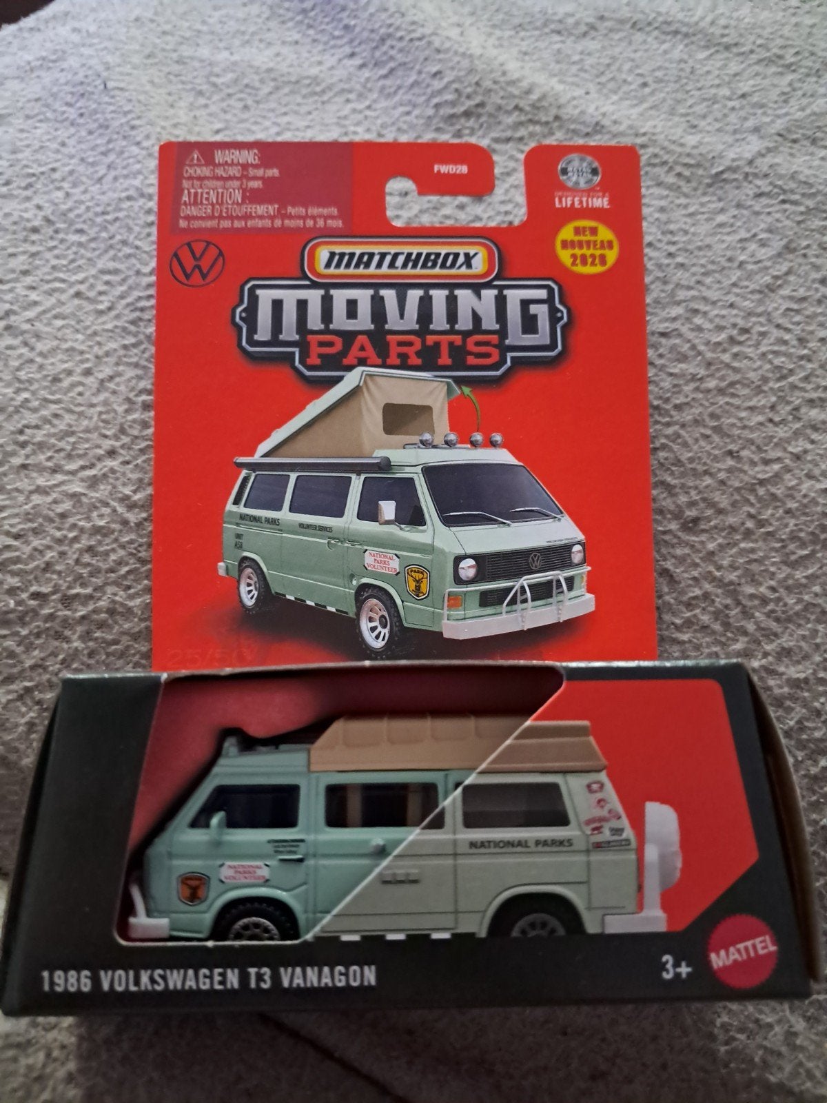 Matchbox Moving Parts 1986 Volkswagen T3 Vanagon nieuw ovp, Ophalen of Verzenden, Nieuw, Auto