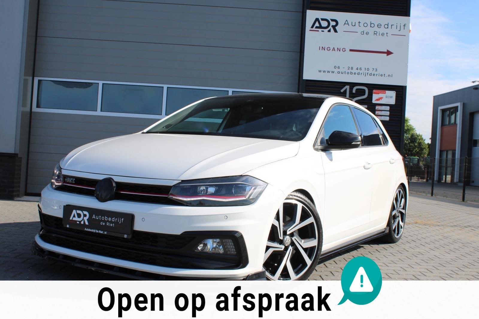 Volkswagen Polo 2.0 TSI GTI DSG|PANO|CAMERA|BEATS|MAXTON|VIR, Auto's, Stof, Gebruikt, Zwart, 4 cilinders