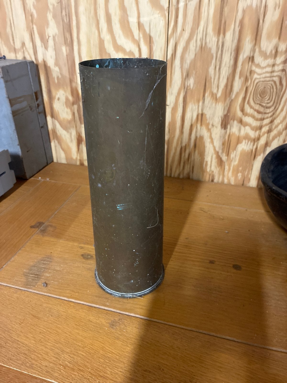 Grote messing kogelhuls WOII - 1944, Verzamelen, Militaria | Algemeen, Overige soorten, Hulzen of Bodemvondsten, Overige gebieden