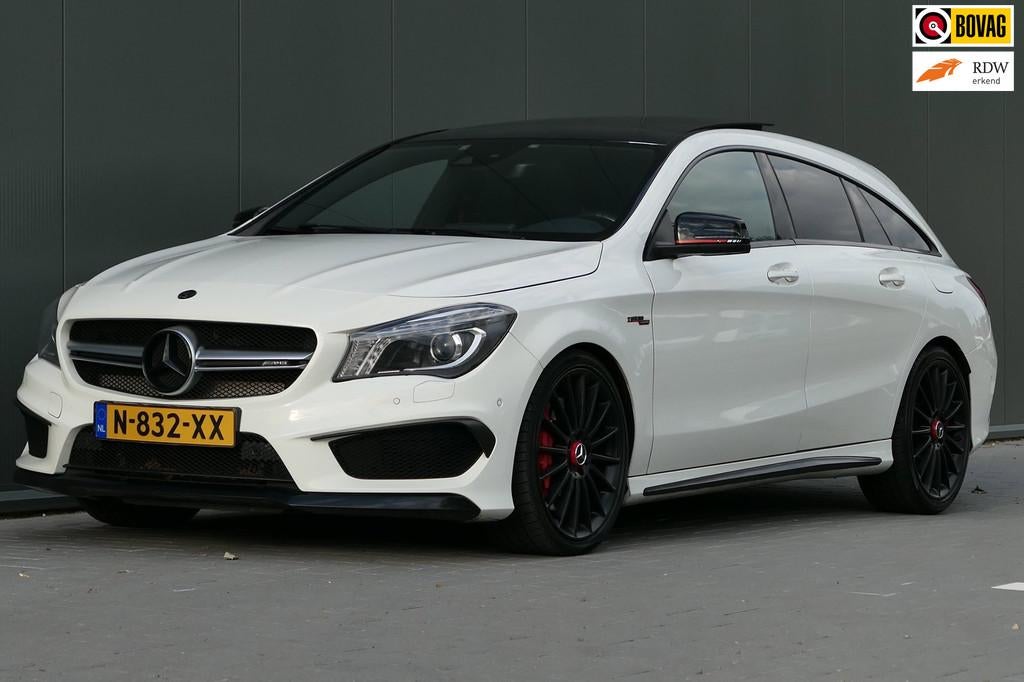 Mercedes-Benz CLA-klasse Shooting Brake AMG 45 4MATIC Orange, Automaat, CLA, Gebruikt, 4 cilinders