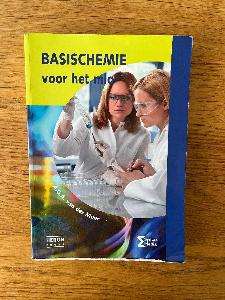 Basischemie voor het mlo, Boeken, Gelezen, Scheikunde, A.G.A. van der Meer, Ophalen of Verzenden