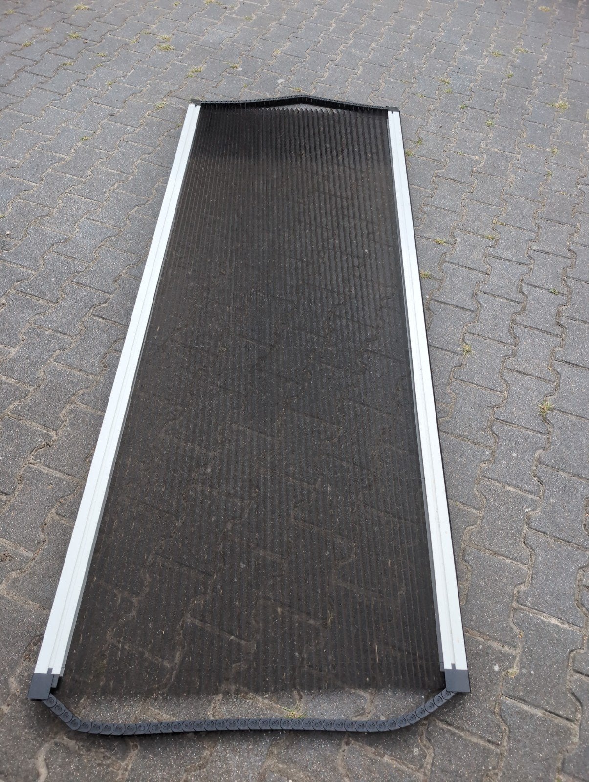 Plisse hor, Doe-het-zelf en Verbouw, Ophalen, Gebruikt, Hordeur, 200 tot 215 cm