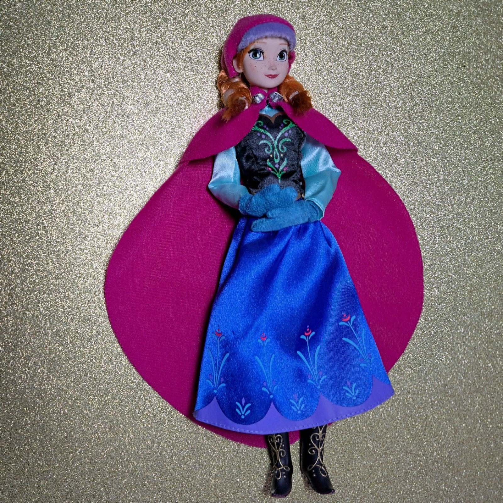 Disney Frozen Prinses Anna uit film 2013 (Disney Store), Ophalen of Verzenden, Zo goed als nieuw, Fashion Doll
