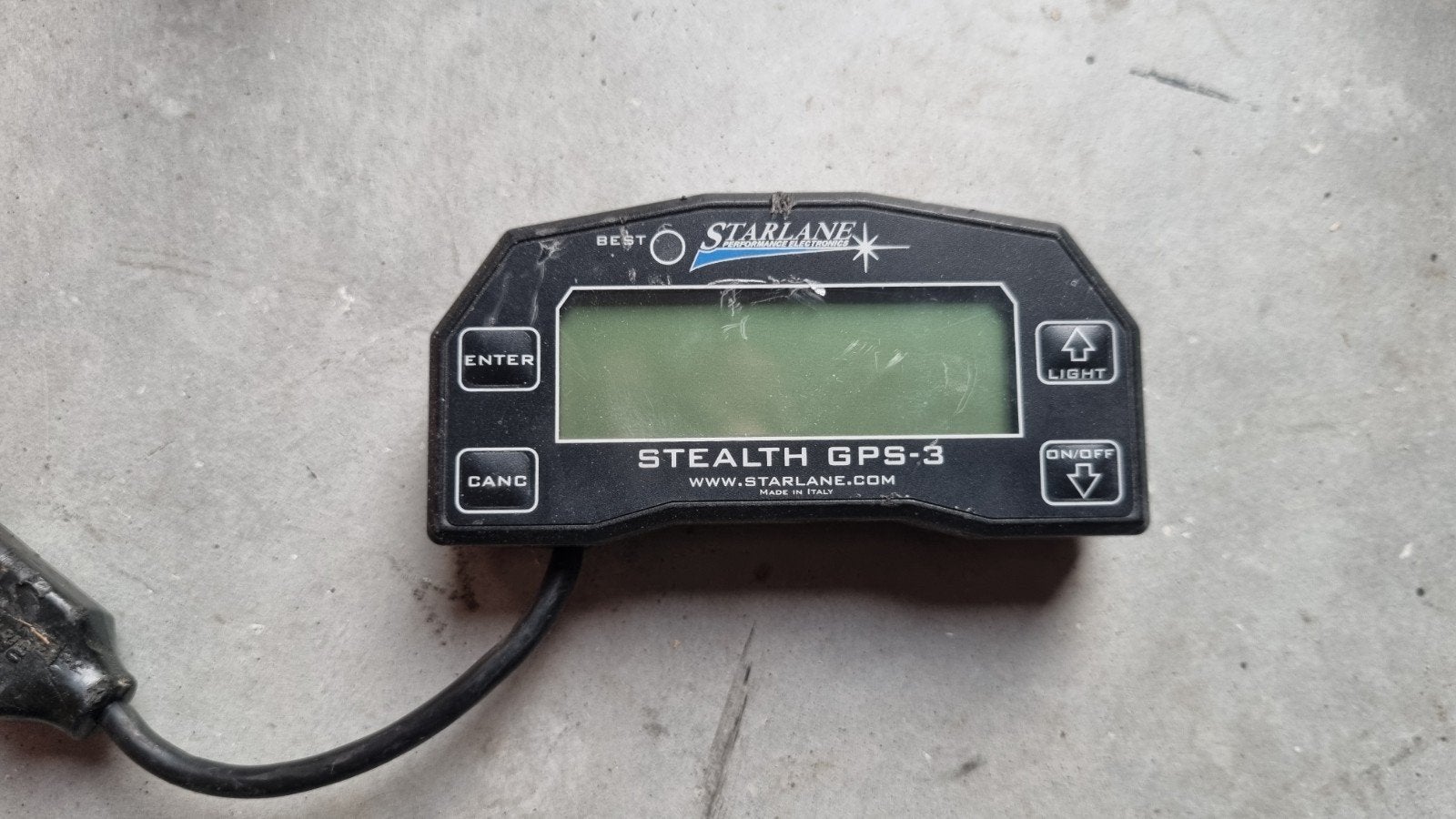 Starlane Stealth GPS-3 Laptimer circuit motor, Ophalen of Verzenden, Gebruikt